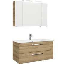 Waschtisch mit Unterschrank und Spiegelschrank für das Badezimmer