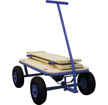 Bollerwagen mit Holzplatten