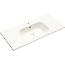 Lavabo pour meuble pelipal 101 cm marbre minéral blanc 980.761108-thumb-0