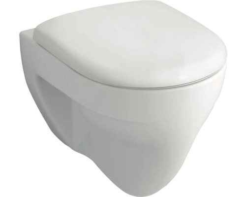 Wand-Tiefspülklosett mit Deckel