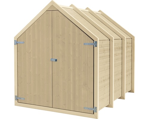 Holzgartenhaus mit Doppeltür