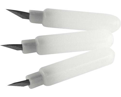 Lames pour couteau à articulation pivotante, 3 pièces Trois couteaux de bricolage avec manche