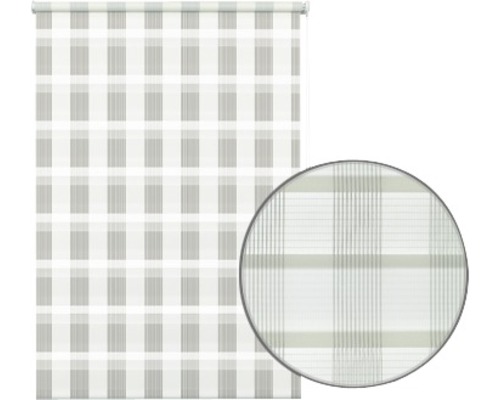 Store enrouleur à carreaux pour fenêtre