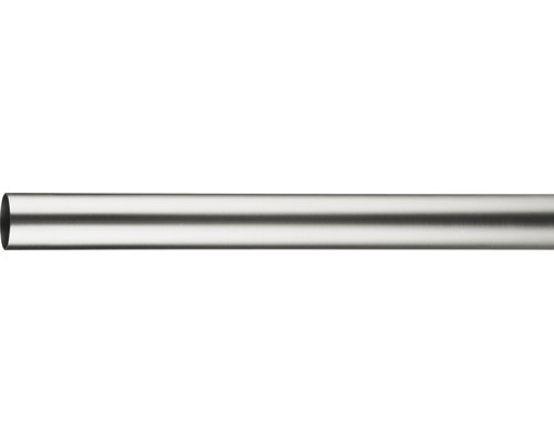 Gardinenstange Gent edelstahl-optik 160 cm Ø 25 mm Edelstahlrohr