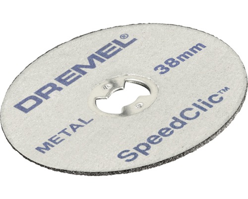 Kit de démarrage Dremel EZ SpeedClic SC406 (mandarin EZ SpeedClic, 2 disques à tronçonner pour métaux Ø 38,0 mm)