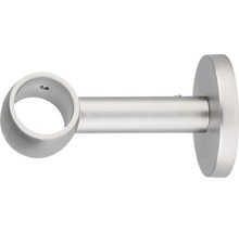 Support Gent noble aspect acier inoxydable Ø 25 mm longueur 8 cm