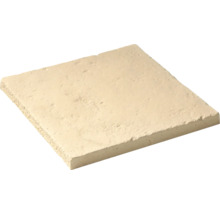 Dalle de terrasse en béton Richelieu Champagne 40 cm x 40 cm x 3 cm