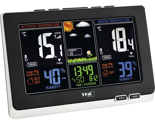 Funk-Wetterstation Spring innen/außen digital, ohne Batterie