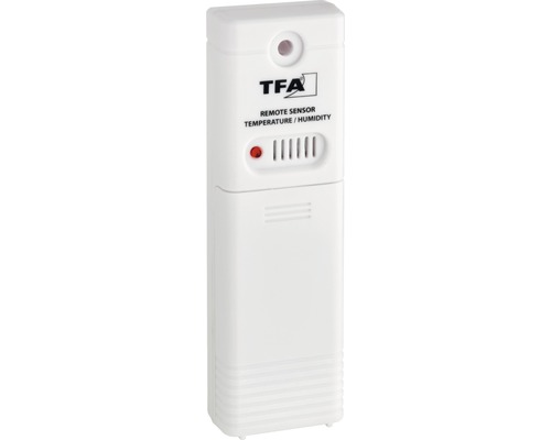 TFA Logo, Temperatur- und Feuchtigkeitssensor