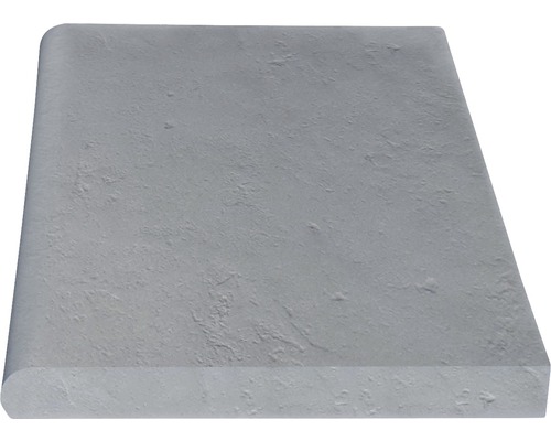 Bordure de piscine margelle Margo élément droit gris perle 49,5 x 31 x 3,2 cm