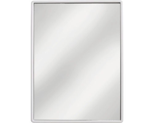 Miroir à cadre Mat#j 40 x 30 cm blanc