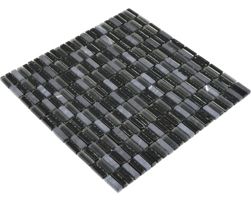 Natte de mosaïque en verre et pierre naturelle