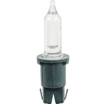 Ampoule claire avec douille verte