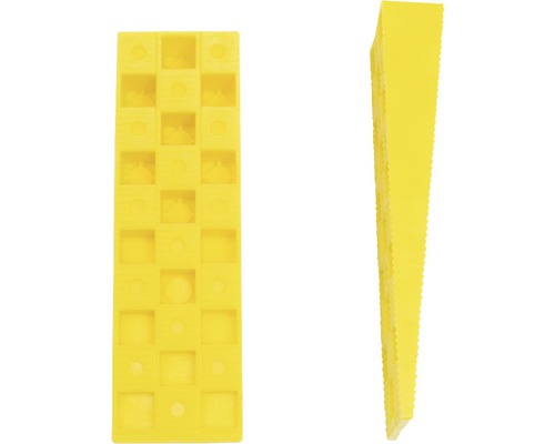 Cale de montage ARON 4-23x45x150 mm paquet 10 pces Cale en plastique en deux perspectives