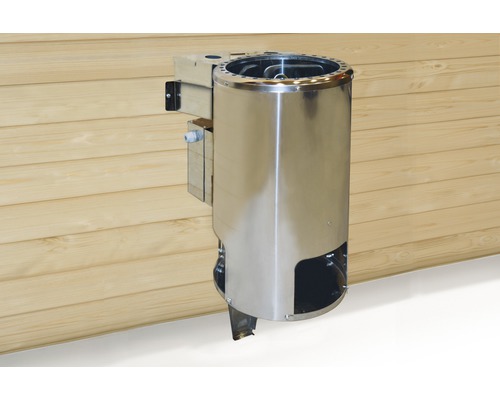 Bio Saunaofen-Set Weka 3,6 kW mit digitaler Steuerung Saunaofen zur Wandmontage