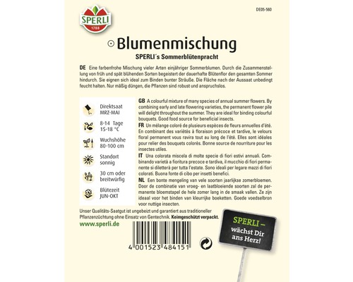 Sperli Blumenmischung Sommerblütenpracht