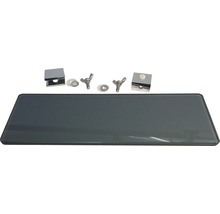 Glasablage mit Befestigungsmaterial für die Wandmontage