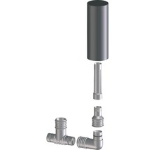 Système d''évacuation avec différents raccords