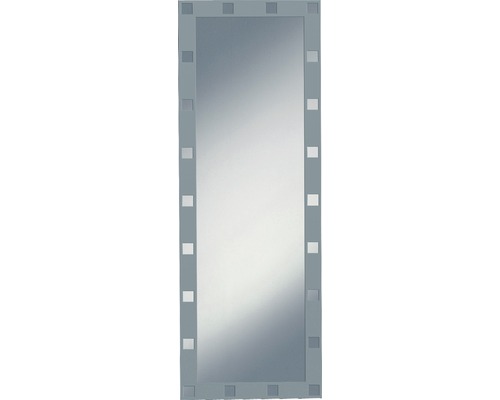 Miroir à sérigraphie Domino 50x140 cm couleurs argent