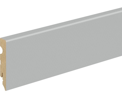 SKANDOR Sockelleiste Aluminium Colour FU84L 15 x 80 x 2400 mm Sockelleiste aus Holz