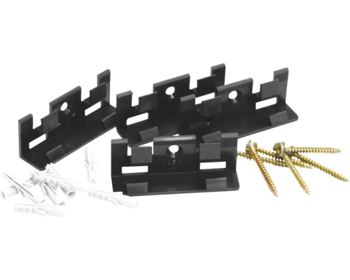 Supports avec vis et chevilles