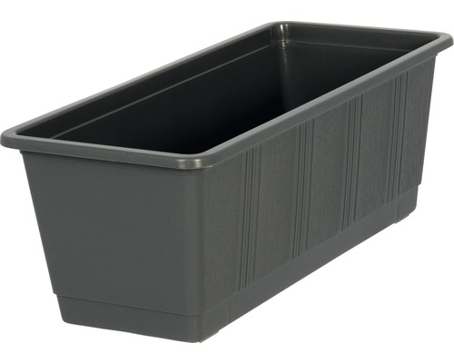 Jardinière Geli Standard, plastique, 40x17x14 cm, anthracite