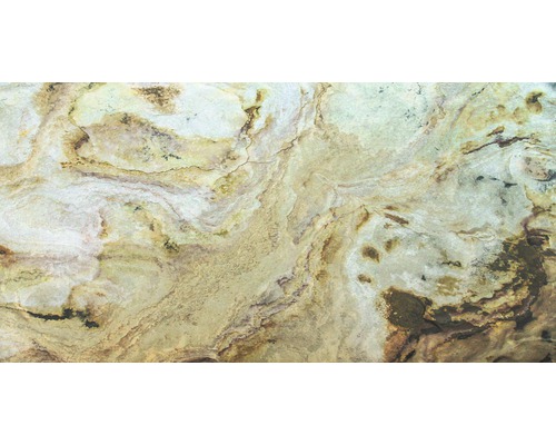 Nahaufnahme einer polierten Natursteinplatte mit Muster