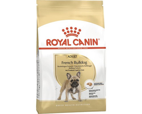 Croquettes pour chien, ROYAL CANIN BHN bulldog français, 3 kg Emballage de nourriture sèche Royal Canin Adult Bouledogue Français