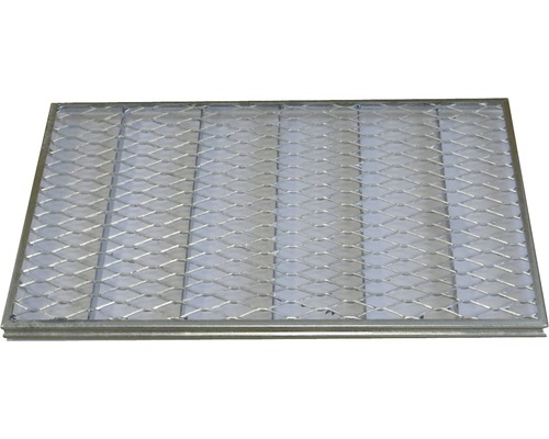 Grille en métal déployé Wolfa pour tapis gratte-pieds 60x40 cm