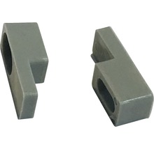 Zwei Winkelverbinder aus Metall