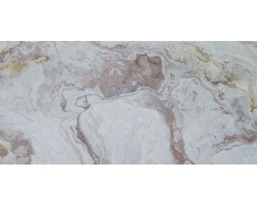Ardoise multicolore pierre véritable Slate-Lite très fine 1,5 mm Blanco 30 x 60 cm