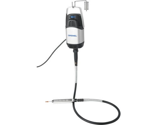 Logo Dremel avec arbre flexible et support d''outil