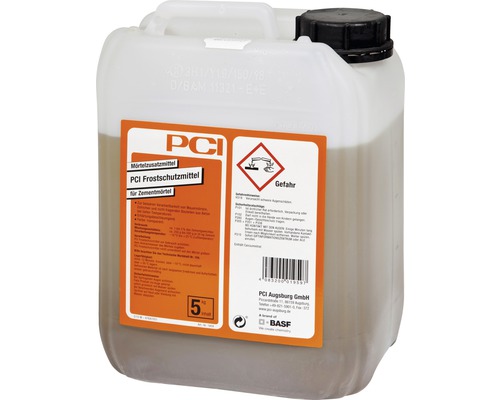 Additif pour mortier protection anti-gel® PCI pour mortier de ciment transparent 5 l