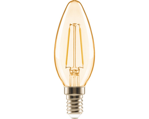 Ampoule en forme de bougie à LED FLAIR C35 E14/2W(18W) 180 lm 20 K blanc chaud ambre