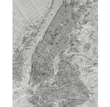Carte détaillée de la ville de New York avec les quartiers et les rues
