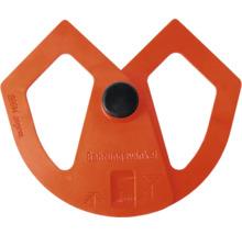Angle d'onglet plastique rouge
