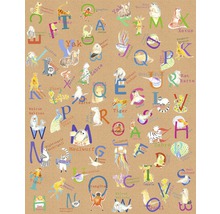 Illustration de l''alphabet avec des animaux