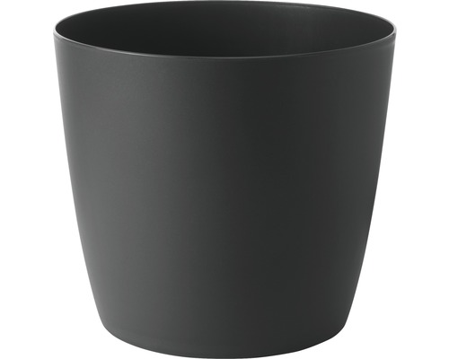 Pot de fleurs gris en plastique