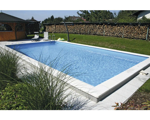 Kit de piscine polystyrène standard P25 800x400 cm, profondeur 150 cm