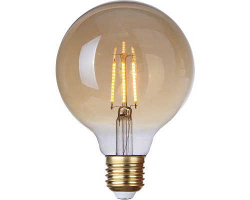 Ampoule LED GLOBE XL G95 60W E27 lumière chaude coloris jaune 8 x 5 cm
