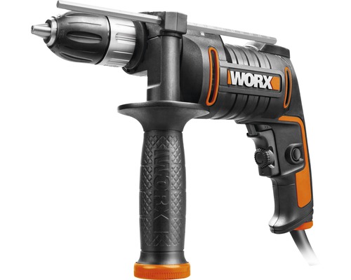 Elektrischer Schlagbohrschrauber von Worx mit Zusatzhandgriff