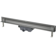 Duschrinne SPA Twin APZ5-Twin-1050 für Einbau in die Wand und Beleuchtbar edelstahl