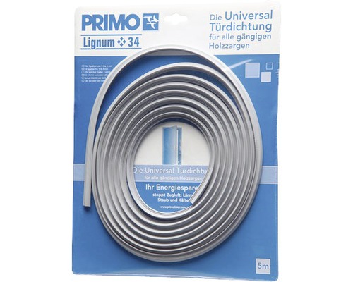 Primo Lignum 34 Universelle Türdichtung für Holzzargen, 5 Meter