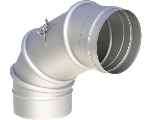 Coude Jeremias EW-FU Bogen pivotant entre 0 et 90° avec porte Ø115mm Coude de tuyau en métal avec un angle de 90 degrés