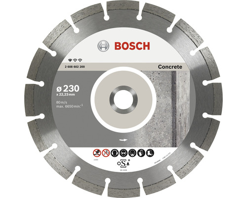 Diamanttrennscheibe Bosch Standard for Concrete Ø 230x22,23 mm