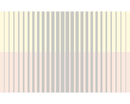 Papier peint panoramique intissé PRH-1190 Pure Lamello Mezzo 4 pces 400 x 250 cm Papier peint à rayures