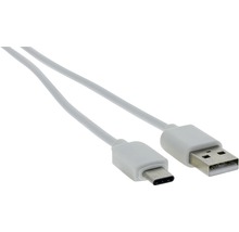 Câble de recharge et de données USB / USB-C 100 cm blanc-thumb-8