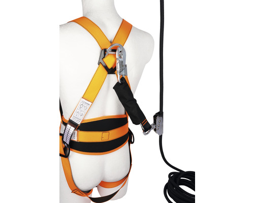 Auffanggurt mit Seil zur Absturzsicherung