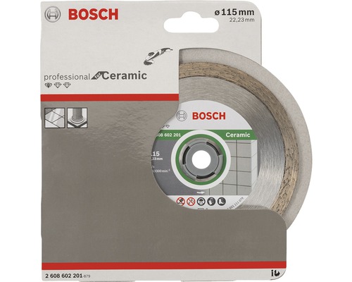 Bosch Trennscheibe Ceramic mit 115 Millimeter Durchmesser in Verpackung