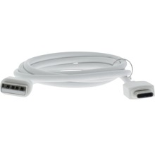 Câble de recharge et de données USB / USB-C 100 cm blanc-thumb-6